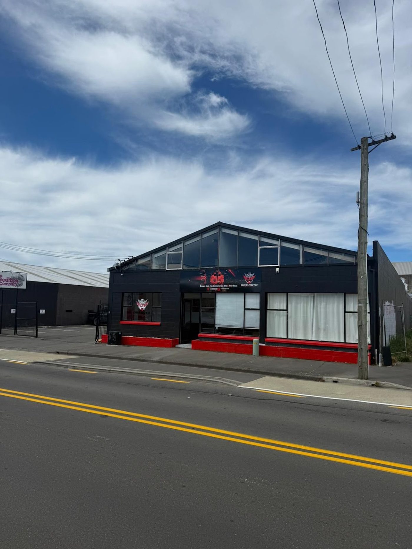 The DAS Auto workshop at 156 Antigua Street, Addington, Christchurch